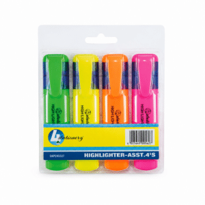 Trefoil Highlighter 4 Pack Assorted