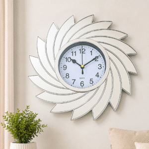 Wall Clock Fancy Gold Or Silver 25 x 25cm