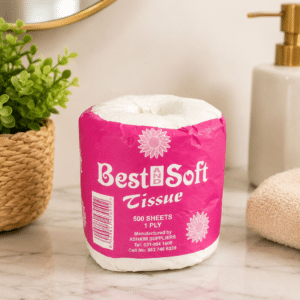 Best & Soft Tissue Roll – 500 Sheets (1 Ply)