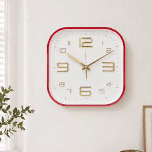 Wall Clock 25 × 25cm – Modern Square Wall Clock