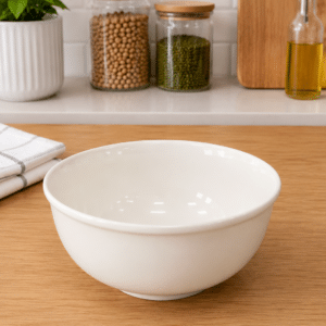 White Ceramic Bowl 18cm