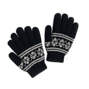 Men Gloves Jacquard Weave