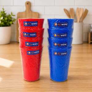 Nu-Ware Tumbler Set Mixed Colour 4pk - 450ml