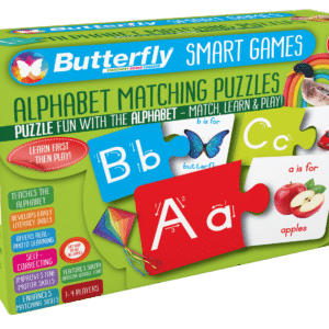 Butterfly Smart Games-Alphabet Matching Puzzles GAM0503