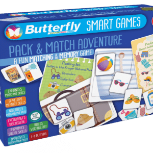 BUTTERFLY SMART GAMES-PACKNMATCH ADVENTURE GAM0603