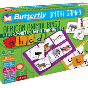 BUTTERFLY SMART GAMES-AFRICAN ANIMAL BINGO GAM0801