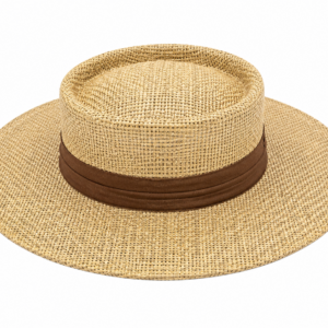 Unisex Flat Top Straw Hat