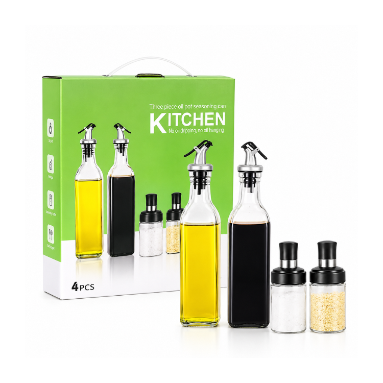 Kitchen Oil Bottle 27.5 x 18.5 x 7cm - 4pcs