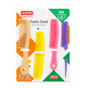 4-Piece Plastic Comb Set