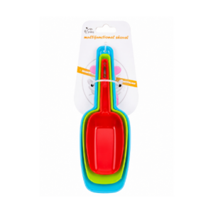 Multifunctional Plastic Scoop Set (3-Piece)