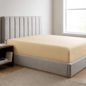 Tela Milano Fitted Sheet Microfibre Double Taupe