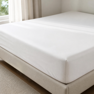 Tela Milano Fitted Sheet Microfibre Double White