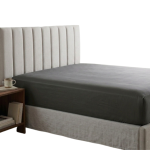 Tela Milano Fitted Sheet Microfibre Double Grey