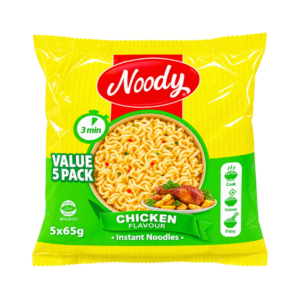 Noody Chicken Flavour Instant Noodles 5 x 65g