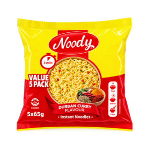 Noody Durban Curry Flavour Instant Noodles 5 x 65g