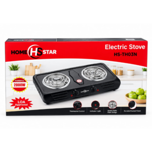 Homestar Eletric Stove Black HS-TH03NB