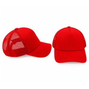 Mens Plain Red Cap