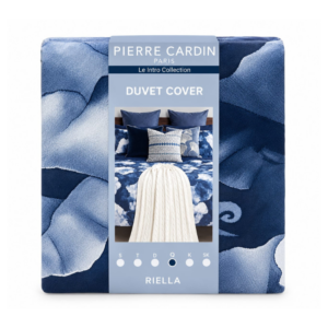 Pierre Cardin "Riella" Duvet Cover Queen Includes 2 Pillowcases