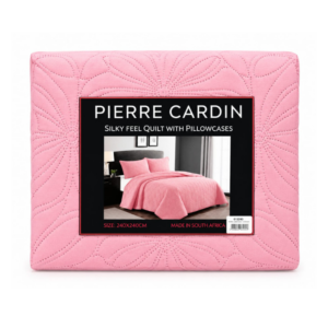 Pierre Cardin "Silky Feel" Quilt with Pillowcases