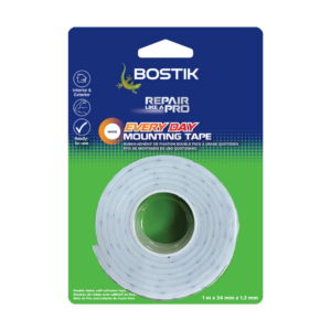 Bostik Everyday Mounting Tape Roll 1m x 24mm x 1.2mm