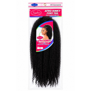 Sapphire Afro Kinky Pony Tail Col 1