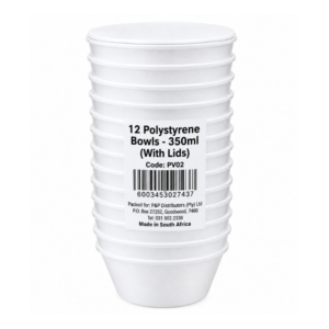 Food Container Bowl With Lid 12PK 350ml