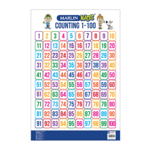 MARLIN KIDS CHART: COUNTING 1-100  CHART0007