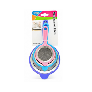 Stainless Steel Strainer 3pk - 8 x 16cm