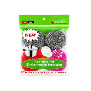Scrubbing Ball & Sponge 4pk