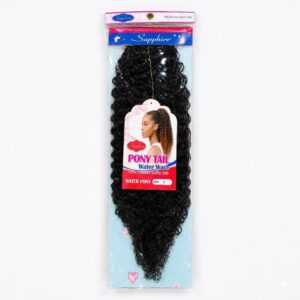 Sapphire Water Wave Pony Tail Col 1
