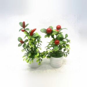 Artificial Potted Plant -Red Berry 22*5Cm - A5 Cash and Carry