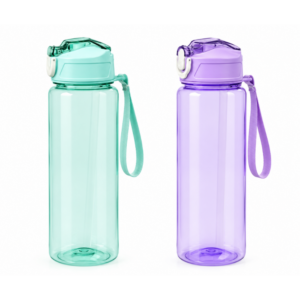 Water Bottle With Straw 800ml