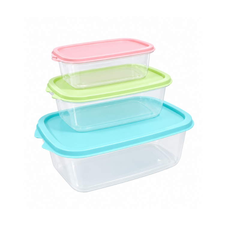 Food Storage Box 21,5x14x6,5cm 3pc