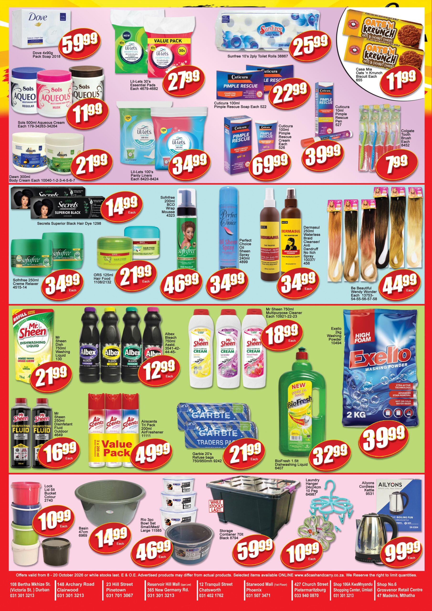 A5 KZN & 070 October Mid Month Page 2